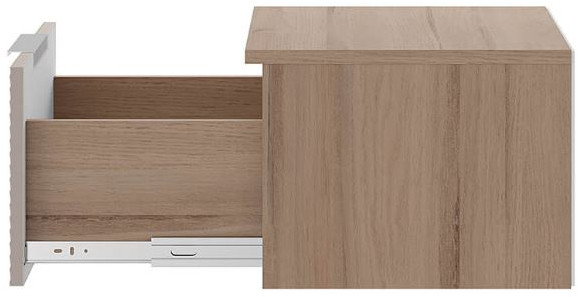 "Эмилия" ТБ-11 тумба прикроватная Дуб смоки/Айриш (МФ03)