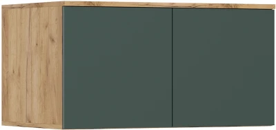 Норд Композиция Шкафов с антресолями + Терминал, Крафт золотой/Изумрудный