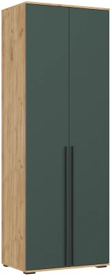 Норд Композиция Шкафов с антресолями + Терминал, Крафт золотой/Изумрудный