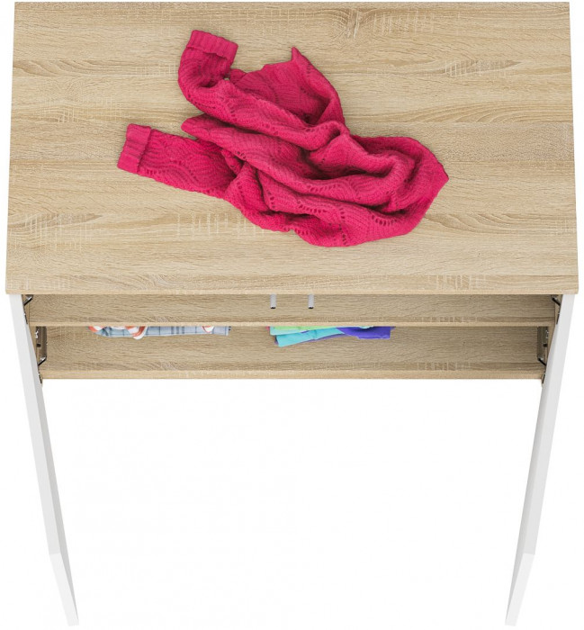 Мори Тумба/антресоль МА900.1, цвет дуб сонома/белый, ШхГхВ 90,4х50,4х54,6 см., подходит для шкафа МШ900.1