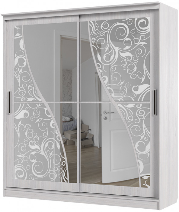 Шкаф-купе Олимп 2 (2000*2200*650) анкор/анкор