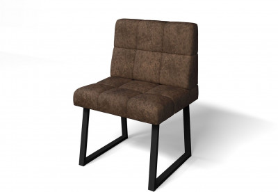 Кухонный диван Реал МД 660 Коньяк/Черный муар