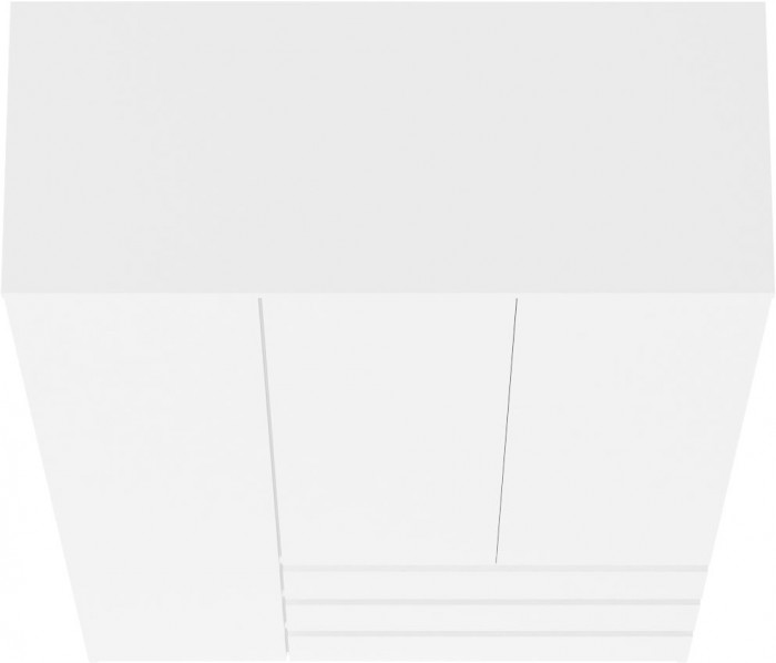 Мори Шкаф МШ1200.1, цвет белый, ШхГхВ 120,4х50,4х209,6 см., НЕ универсальная сборка