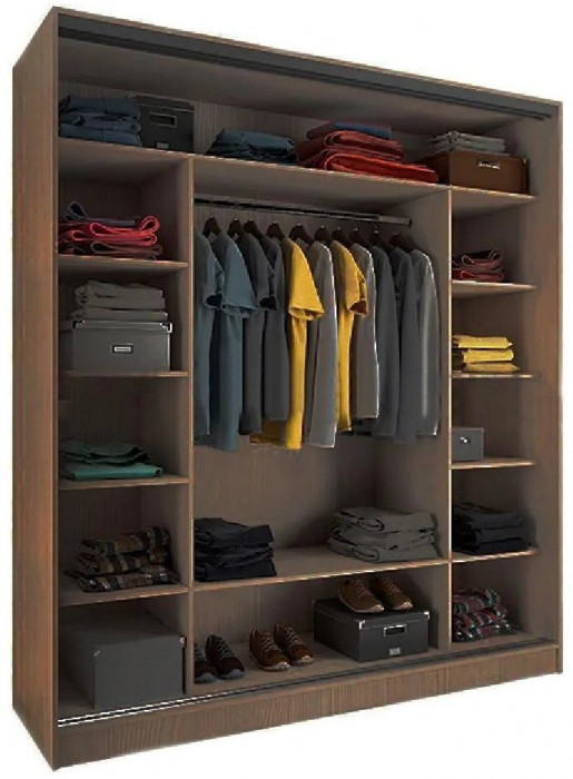 Шкаф-купе Тринити 5 NEW 2000 (Сандал светлый)