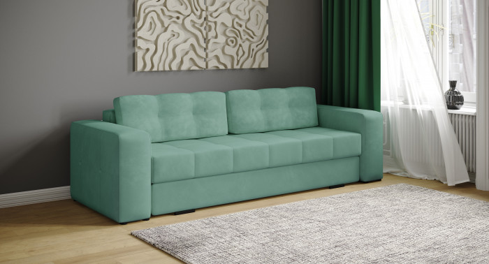 Диван раскладной Верден, мятный