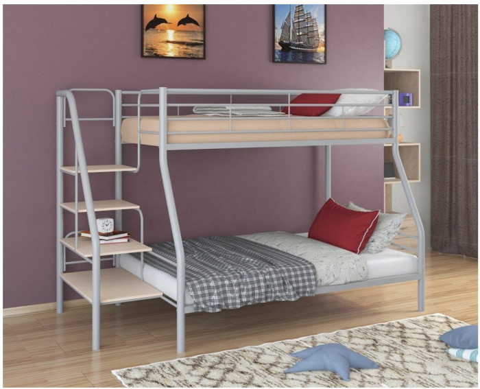 Двухъярусная кровать Толедо-1 (Черный)