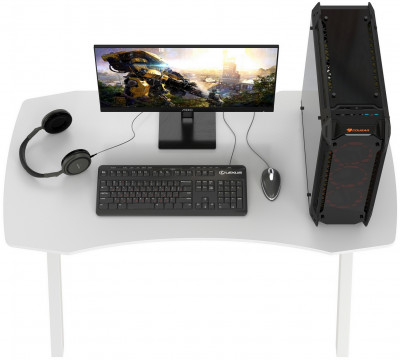 Игровой стол Мебель--24 GT-2310, цвет белый, ШхГхВ 120х60х73 см., столешница МДФ 15 мм.(регулировка высоты: 72,5 - 73,5 см.), макс. нагрузка 100  кг.