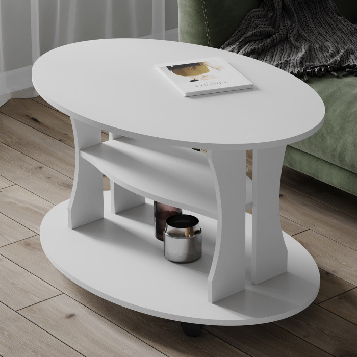 Стол Журнальный Консул-1 (900*560*600) белый