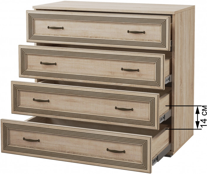 Ливорно Комод ЛК-20 дуб сонома