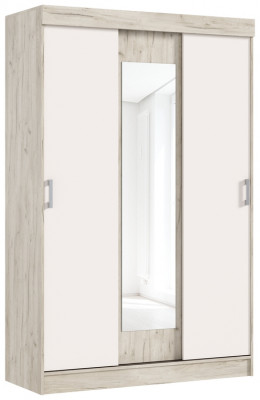 Шкаф-купе Бася, Крафт серый/Кашемир