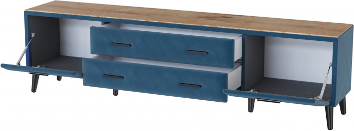 Тумба ТВ интерьерная 2,0 Пай атлантида/мдф дуб канадский