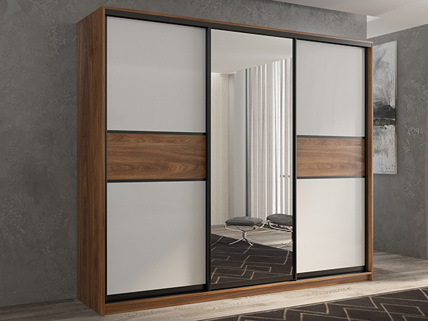 Шкаф-купе Кааппи 10 Кастелло Бренди 180х60х230 см