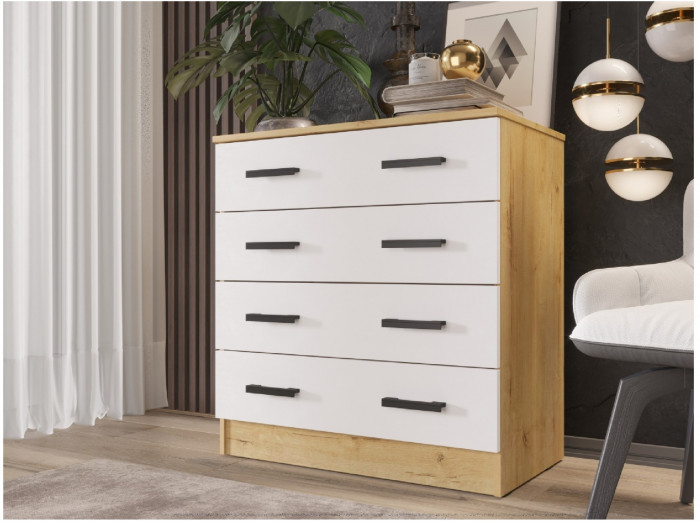 Комод К800 (Белый матовый)