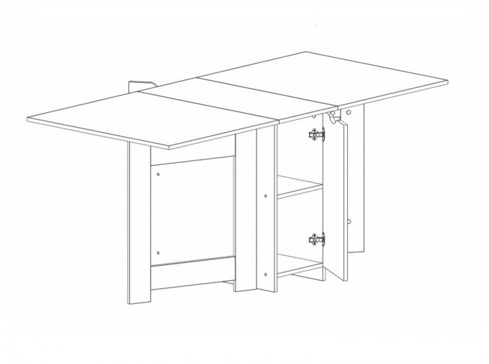 Стол СТ-02 Ясень шимо темный / светлый