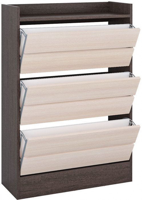 Ямайка Обувница ЯПТ-2 (700*1026*270) венге/дуб молочный