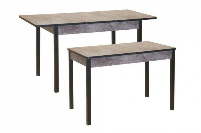 Стол обеденный Сканд-2 Цемент темный