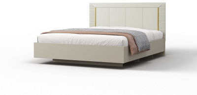 Кровать 180х200 "Карлин" с щитовым основанием - Персидский жемчуг/Шаде песочный