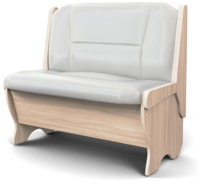 Скамья Лотос 950 ясень светлый/милк