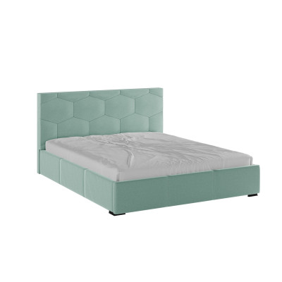 Манука Кровать интерьерная 160 мятный, ПМ