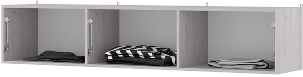 АМЕЛИЯ Шкаф навесной АН-02 МДФ1800х348х400 вяз каньон/анкор