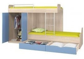 Дельта-18.04.01 Детская двухъярусная кровать