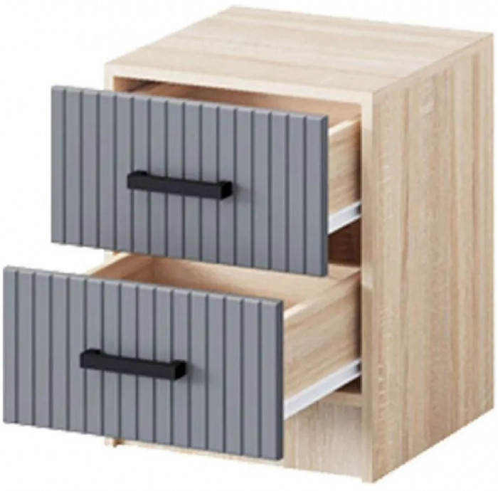 Карина-6 МДФ Тумба прикроватная (Фисташка, Дуб Сонома)