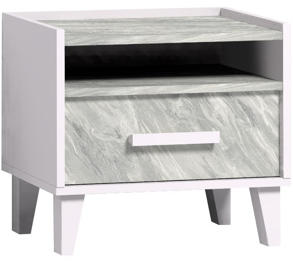 Тумба прикроватная Айрис 41, статуарио