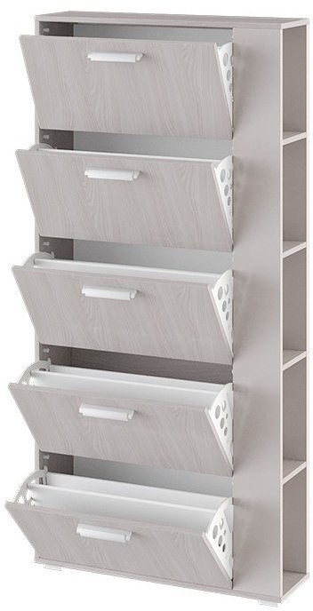 Эрика Тумба для обуви Тип 2 (Дуб Сонома/Белый ясень)