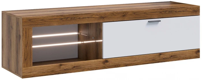 Прага Модульная Гостиная, вариант №5, делано/Белый глянец