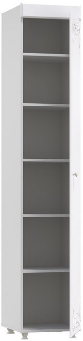 Шкаф-пенал 1дв. (гл.560) Италия ИТ-33 белое дерево