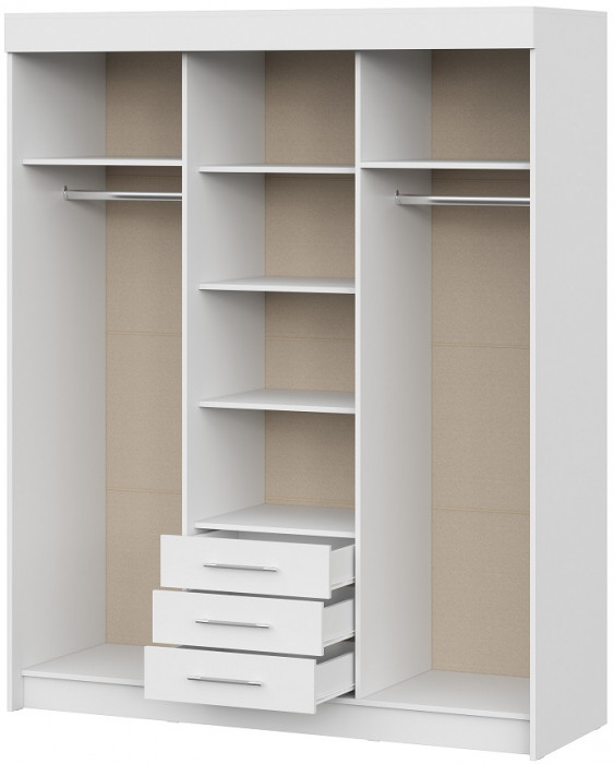 Шкаф-купе Фортуна, белый