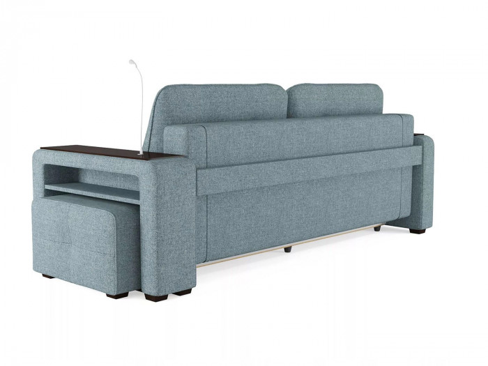 Диван Smart 4 пуф справа Б3-3Т-Б4 СК Рогожка Sherlock 975