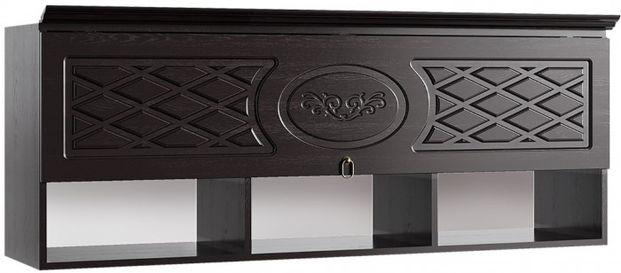 Модульная гостиная Престиж (Венге шоколад / Жемчуг)