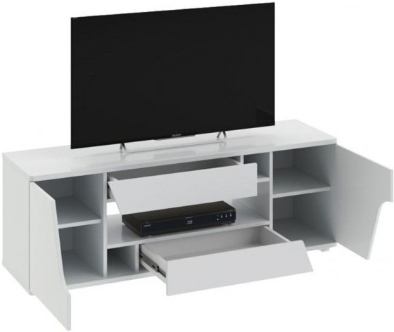 Diamond Тумба ТВ тип 5 (Белый глянец)