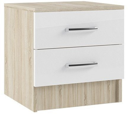 Модульная спальня Софи, композиция 1, Белый глянец/Дуб Сонома