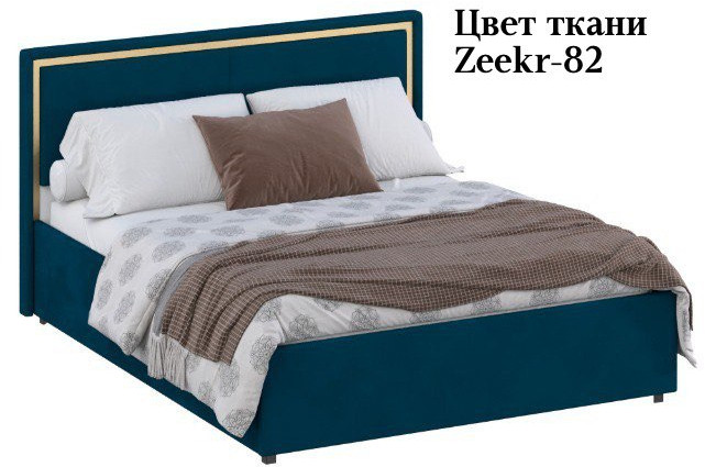 Кровать 140 с ортопед. основанием КР-431-М-14, Микровелюр Zeekr-82