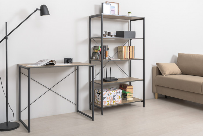 Трувор 13.151.01 Стеллаж, дуб гранж песочный/интра