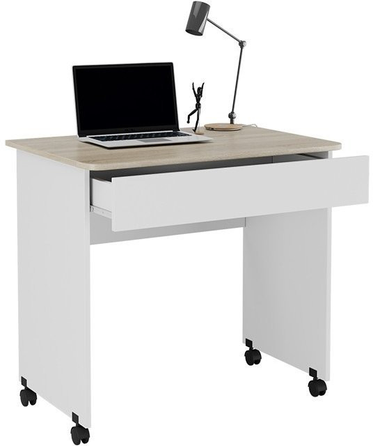 Diamond Стол компьютерный тип 2 (Дуб Сонома/Белый)