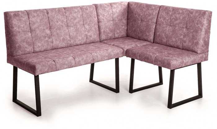 Модульный угловой диван Реал Коралл/Черный муар