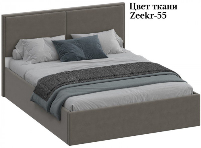 Кровать 120 с подъемным механизмом КРП-430-М-12, Микровелюр Zeekr-55