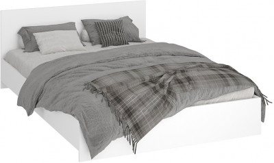 Кровать 140х200 с основанием ЛДСП Ронда КР-140, белый