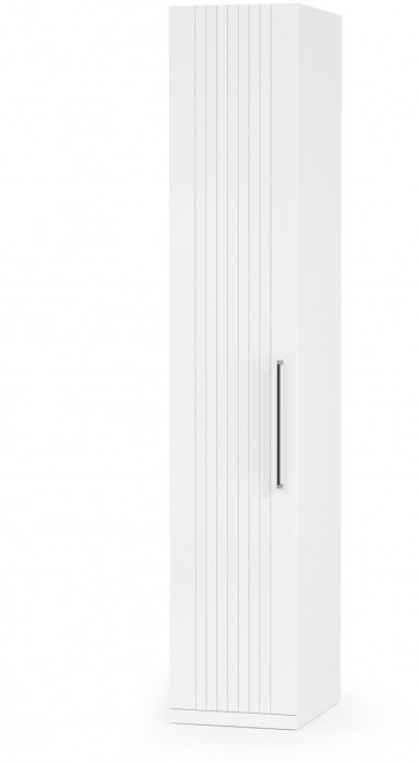 Валенсия Спальня Шкаф для одежды 4-х створчатый, цвет ЛДСП белый шагрень/МДФ белый шагрень, ШхГхВ 168х54,2х225,3 см.