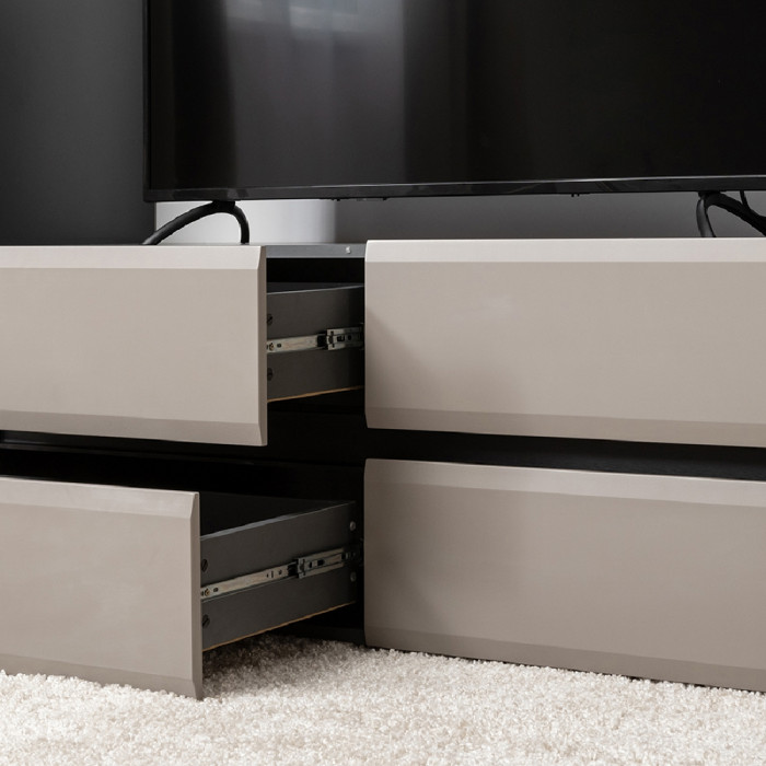 Сидней Комплектация № 101, цвет корпус: антрацит/фасады: МДФ веллюто капучино, ШхГхВ 359,8х41,3х205,2 см., универсальная сборка