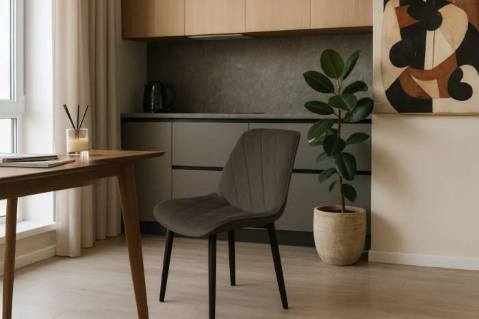 Стул "Оскар" черный матовый Томми 22 черный