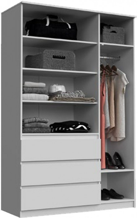 Модульная спальня Челси, комплектация 2 (Белый глянец, Белый)