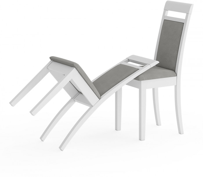 Два стула Мебель--24 Гольф-12 разборных, белый