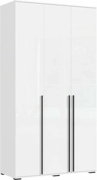 Норд Композиция Шкафов с антресолями + Терминал, Белый глянец/Белый