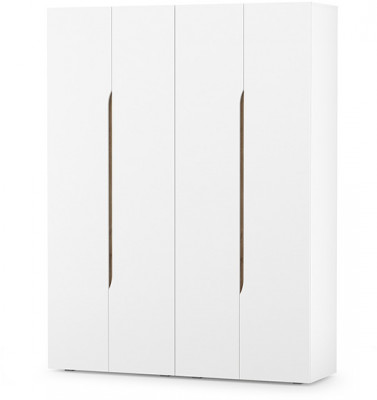 Муссон 13.198 Шкаф двухстворчатый + 13.198 Шкаф двухстворчатый, белый/дуб эндгрейн элегантный