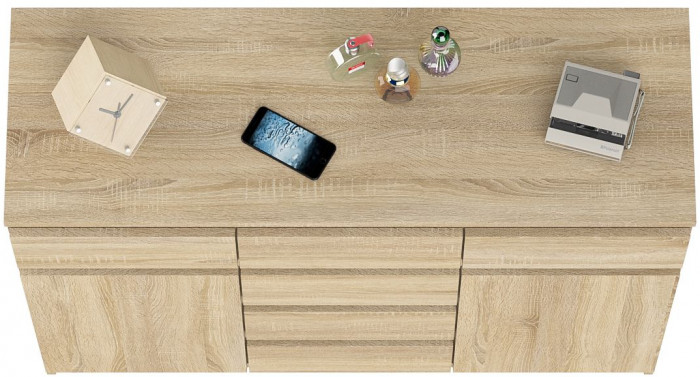 Мори Комод МК1200.4, дуб сонома