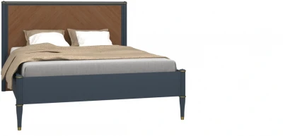 Кровать двуспальная 1,8 "Тиволи" - Серый антрацит (лак)